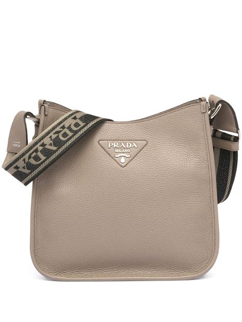 prada triangle logo bag